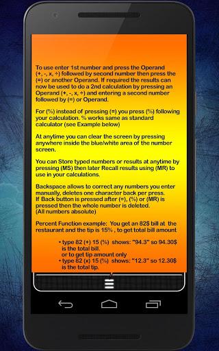 TooEz Calculator + Memory+Back - عکس برنامه موبایلی اندروید