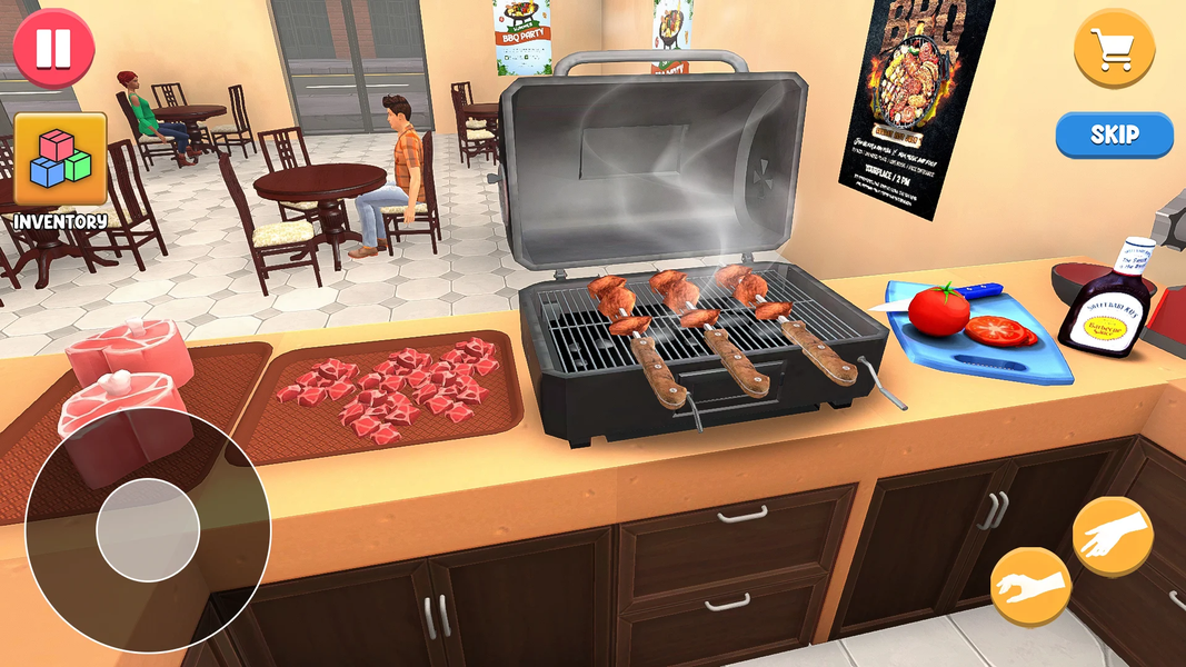 Kebab Maker Chef Cooking Games - Gameplay image of android game