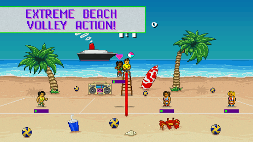 Extreme Beach Volley - Gameplay image of android game