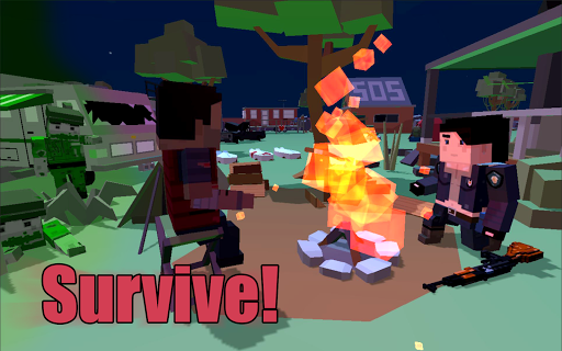 Blocky Zombie Survival - عکس بازی موبایلی اندروید