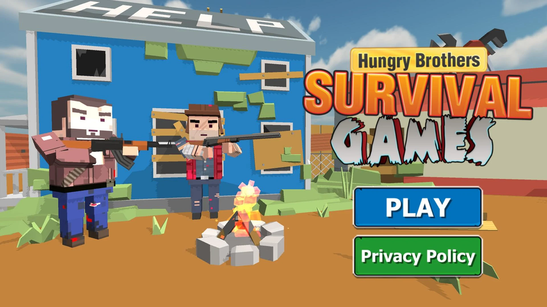 Hungry Brothers Survival Games - Gameplay image of android game