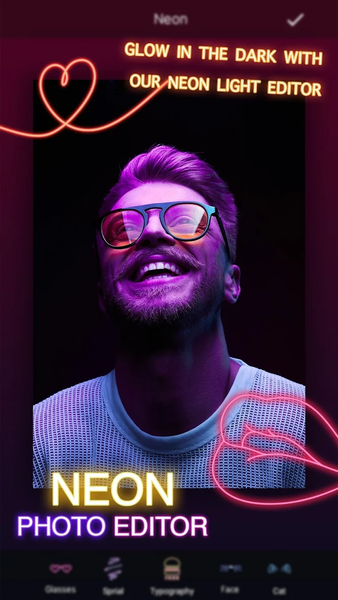 Neon Photo Editor: Art, Effect - عکس برنامه موبایلی اندروید