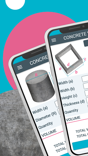 Concrete Calculator - عکس برنامه موبایلی اندروید