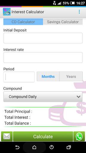 Deposit & Savings Calculator - عکس برنامه موبایلی اندروید