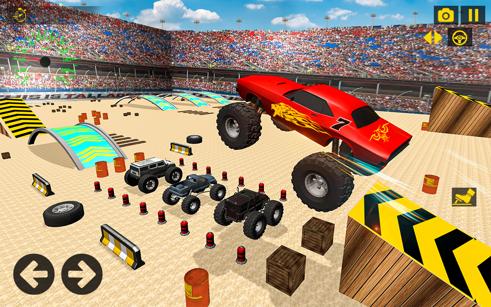 Monster Truck Games 3D Arena - عکس بازی موبایلی اندروید