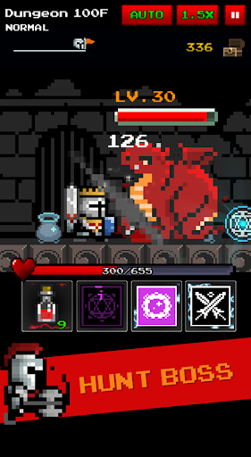 Grow Dungeon Hero - Gameplay image of android game