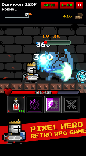 Grow Dungeon Hero - Gameplay image of android game