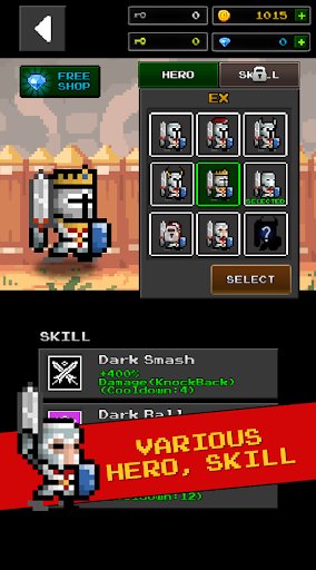 Grow Dungeon Hero - Gameplay image of android game