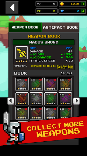 Grow Dungeon Hero VIP - Gameplay image of android game