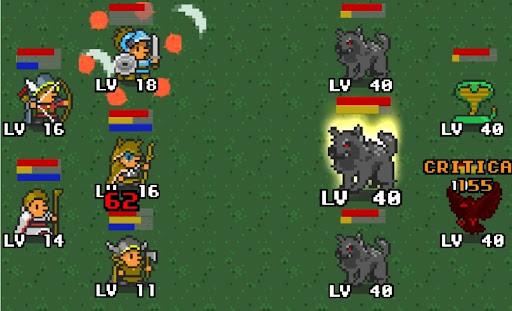 Grow Heroes - Idle Rpg - Gameplay image of android game