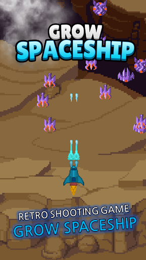 Grow Spaceship : Idle Shooting - Gameplay image of android game