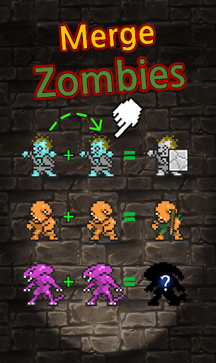 Grow Zombie VIP : Merge Zombie - Gameplay image of android game