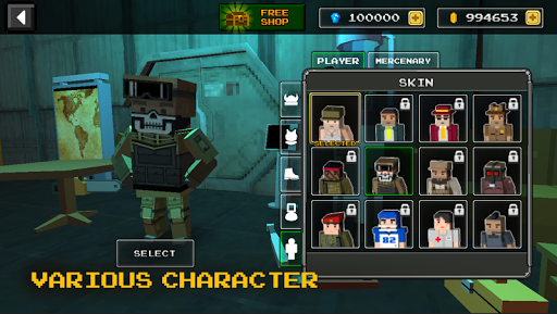 Pixel Z Gunner - Gameplay image of android game