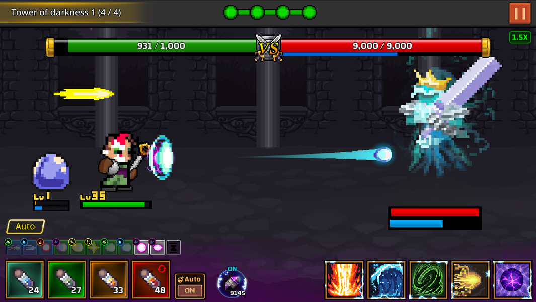 Grow Magic Master : Idle Rpg - Gameplay image of android game