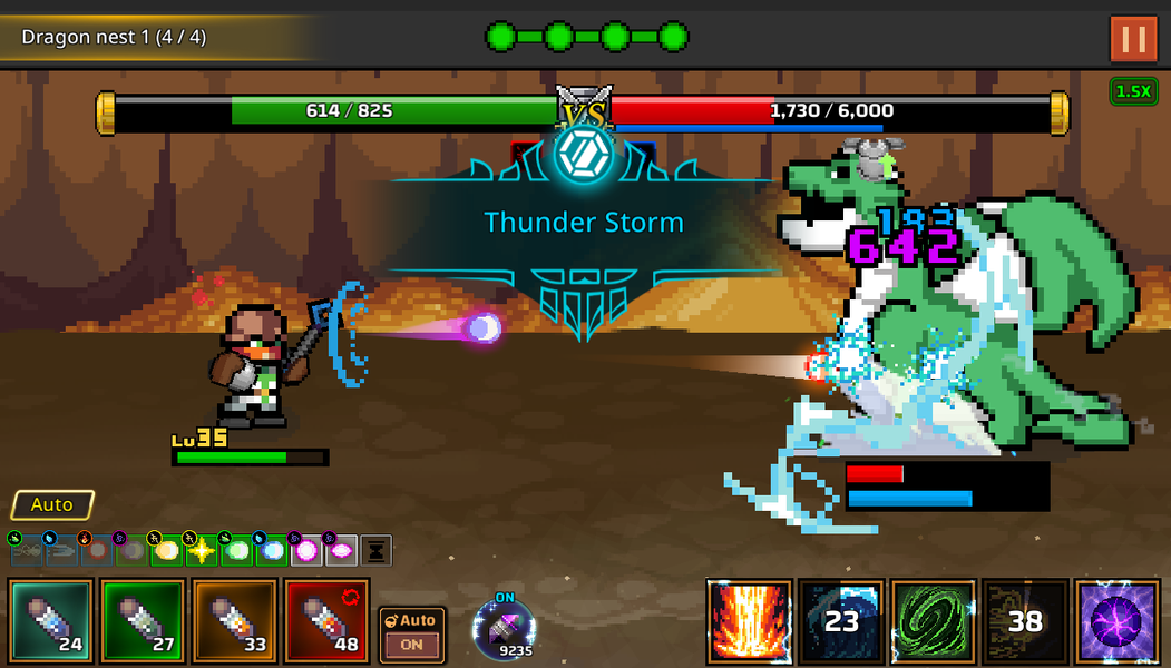 Grow Magic Master : Idle Rpg - Gameplay image of android game