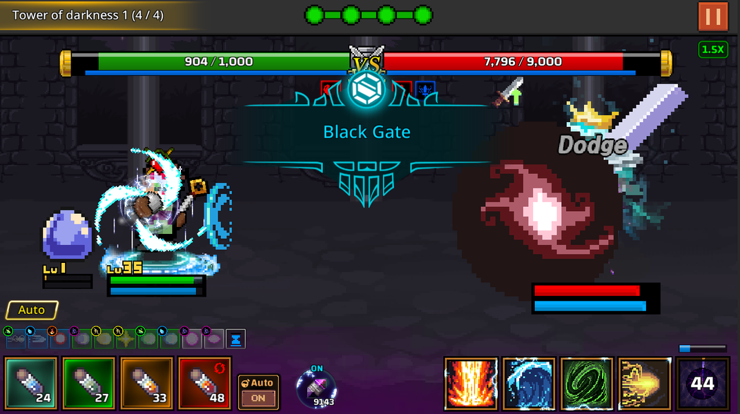 Grow Magic Master : Idle Rpg - Gameplay image of android game