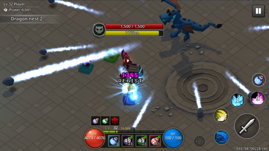 Pixel Blade W : Idle Rpg - Gameplay image of android game