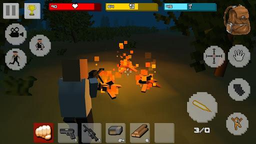 Zombie Craft Survival 3D: Free Shooting Game - Gameplay image of android game