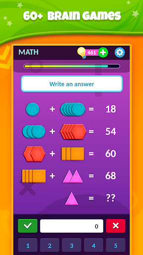 Brain Games - Logic puzzles - Gameplay image of android game