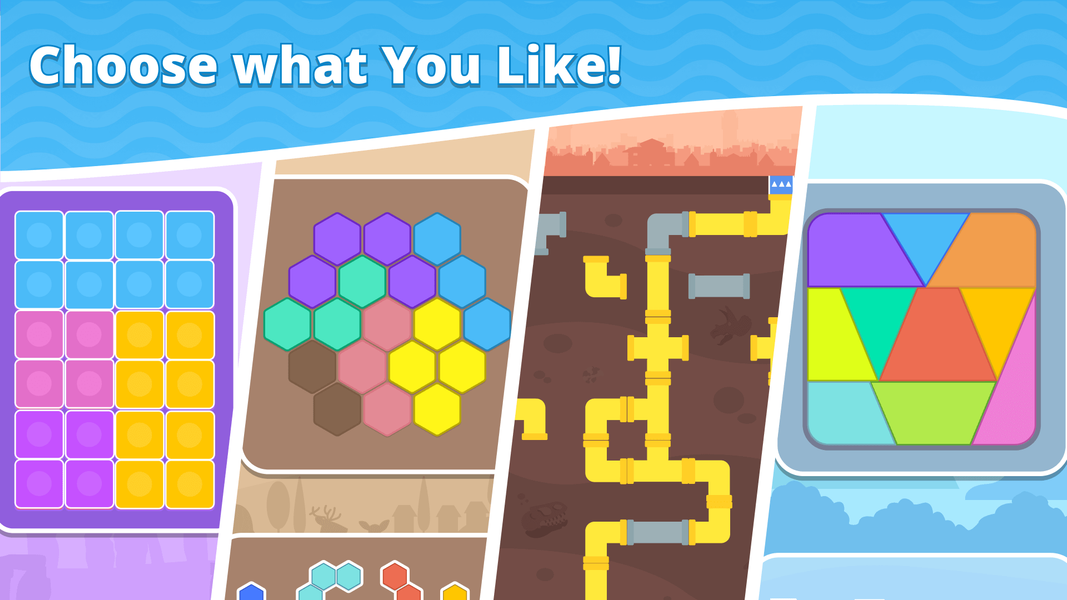 Puzzler - Brain Puzzle Games - Gameplay image of android game