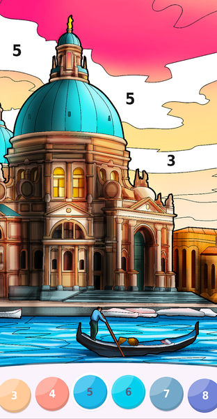 Relax Color - Paint by Number - عکس بازی موبایلی اندروید