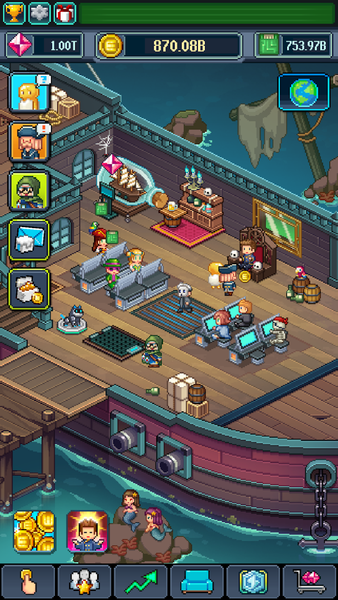 Tap Tap Evil: Idle Cash 8 bit - Image screenshot of android app