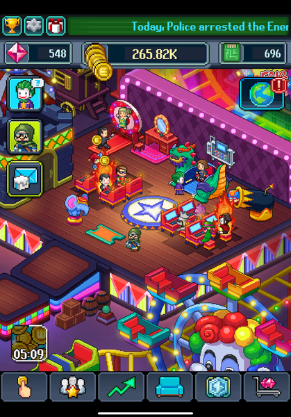 Tap Tap Evil: Idle Cash 8 bit - Image screenshot of android app