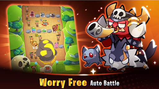 Summoner's Greed: Idle TD Hero - Gameplay image of android game