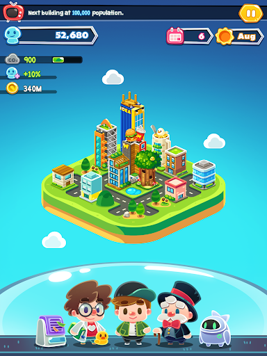 Game of Earth: Virtual City Manager - Gameplay image of android game