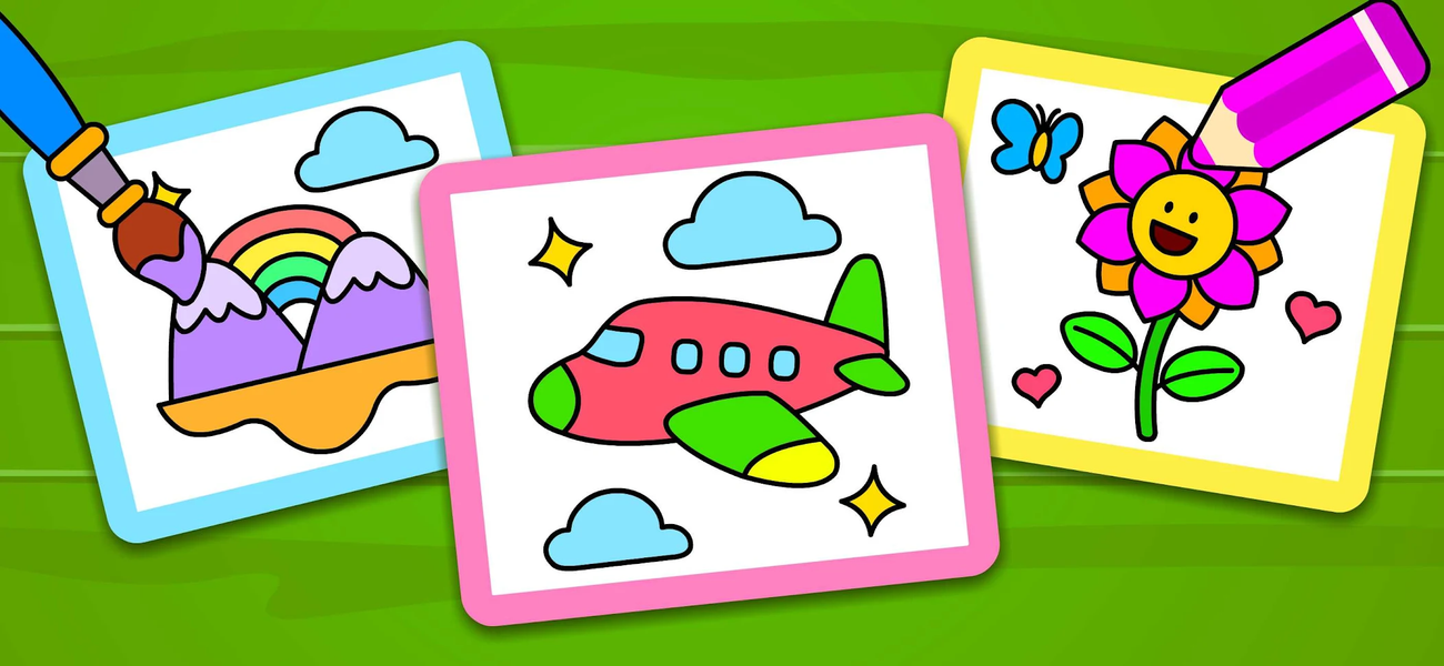 دانلود بازی Kids Drawing & Coloring Game اندروید | بازار