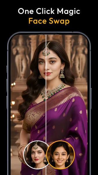 Pixit: AI Face Swap & Filters - Image screenshot of android app