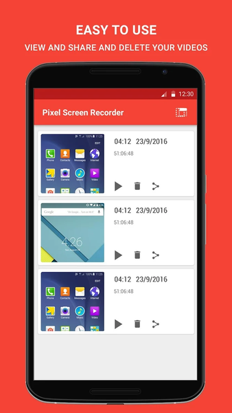 Pixel Screen Recorder - عکس برنامه موبایلی اندروید