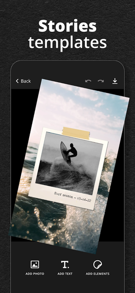 Stories by Pixlr: IG Layouts - Image screenshot of android app