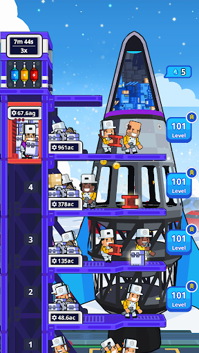 Rocket Star: Idle Tycoon Game - عکس بازی موبایلی اندروید