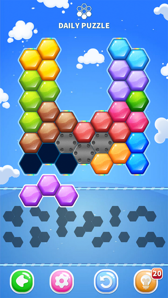 Block Candy: Hexa Puzzle - عکس بازی موبایلی اندروید