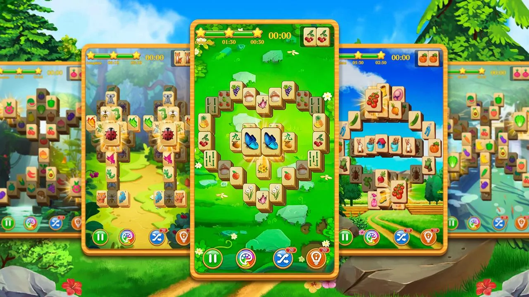 Mahjong Forest - عکس بازی موبایلی اندروید