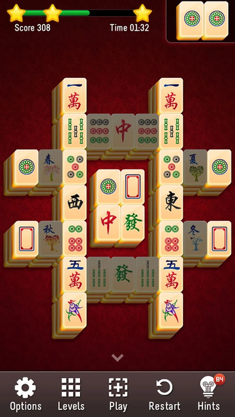 Mahjong Solitaire - Gameplay image of android game