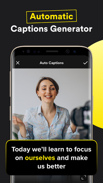 Captions Ai video subtitles - Image screenshot of android app