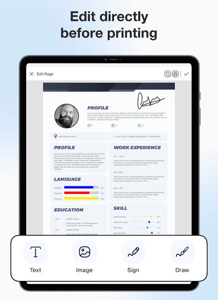 Smart HPrinter Service :ePrint - عکس برنامه موبایلی اندروید