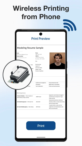 ePrint Smart HPrinter Service - عکس برنامه موبایلی اندروید