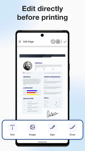 Smart HPrinter Service :ePrint - عکس برنامه موبایلی اندروید