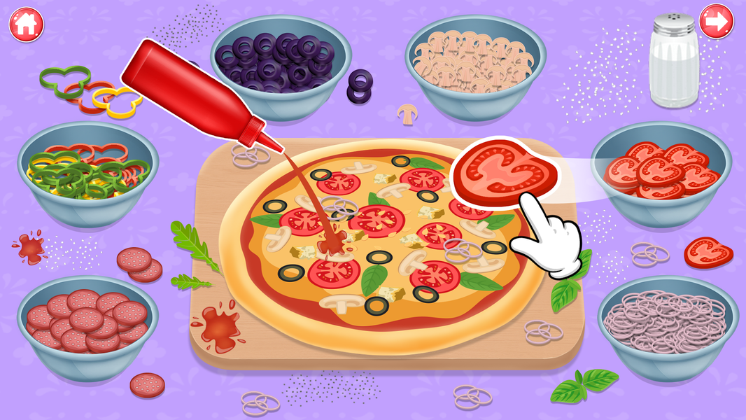 Pizza Maker Pizza Baking Games - Gameplay image of android game