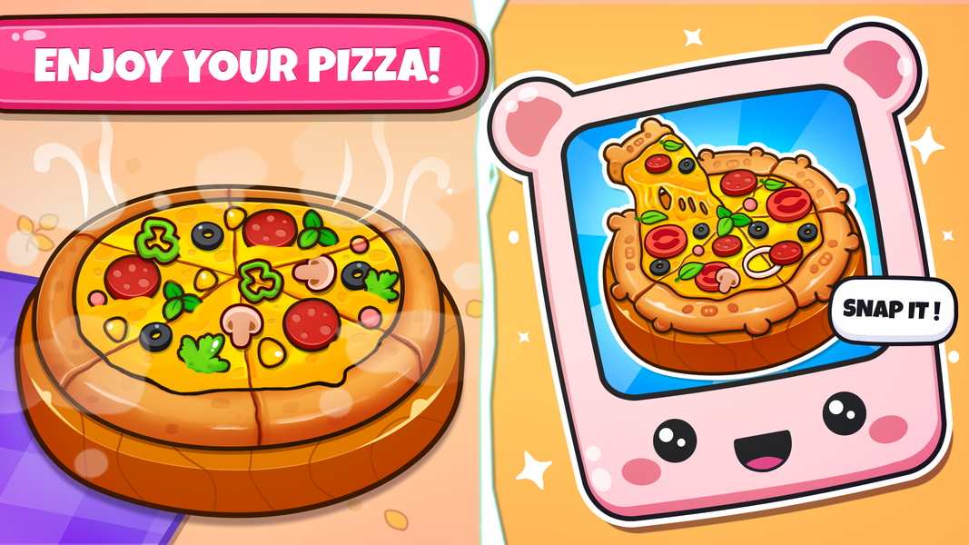 Pizza Maker Kids Cooking Games - Gameplay image of android game