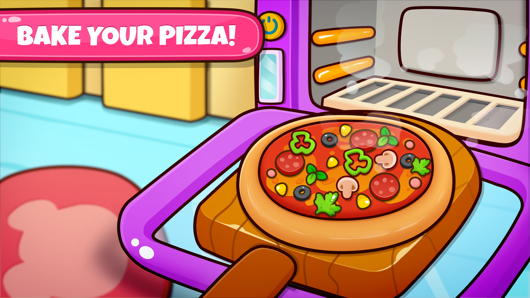 Pizza Maker Kids Cooking Games - Gameplay image of android game