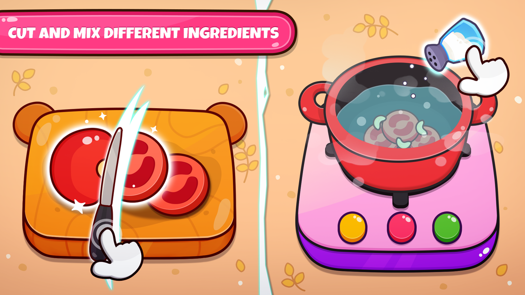 Pizza Maker Kids Cooking Games - Gameplay image of android game