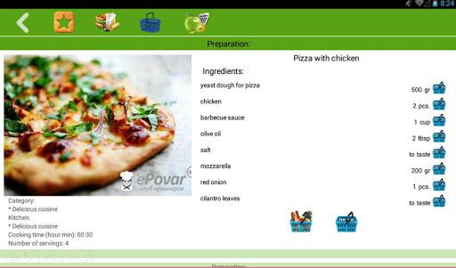 Pizza recipes - عکس برنامه موبایلی اندروید