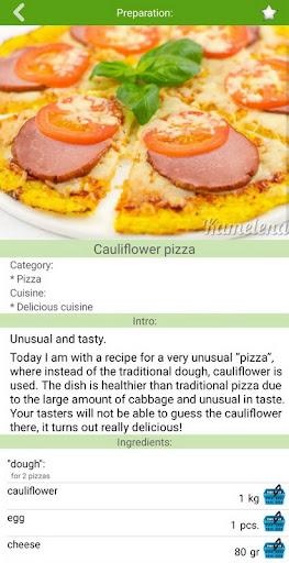 Pizza recipes - عکس برنامه موبایلی اندروید