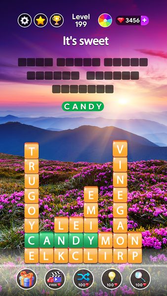 Word Vistas- Stack Word Search - Gameplay image of android game