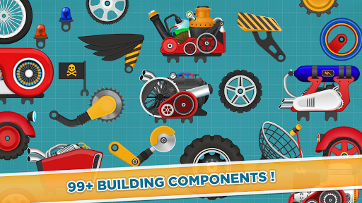 Car Builder & Racing for Kids - Gameplay image of android game