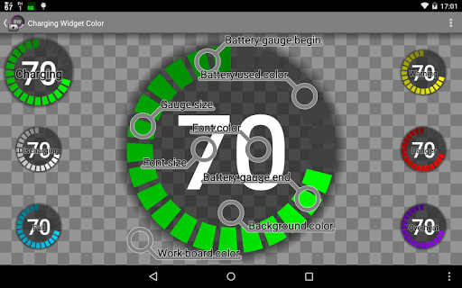 Battery Widget - عکس برنامه موبایلی اندروید